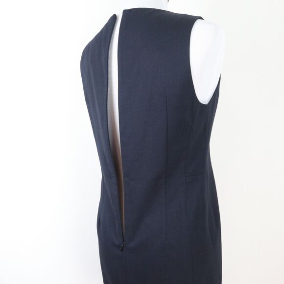 Vintage Pendleton Size Petite 4 Stretch Wool Sheath Dress Black - Picture 6 of 10